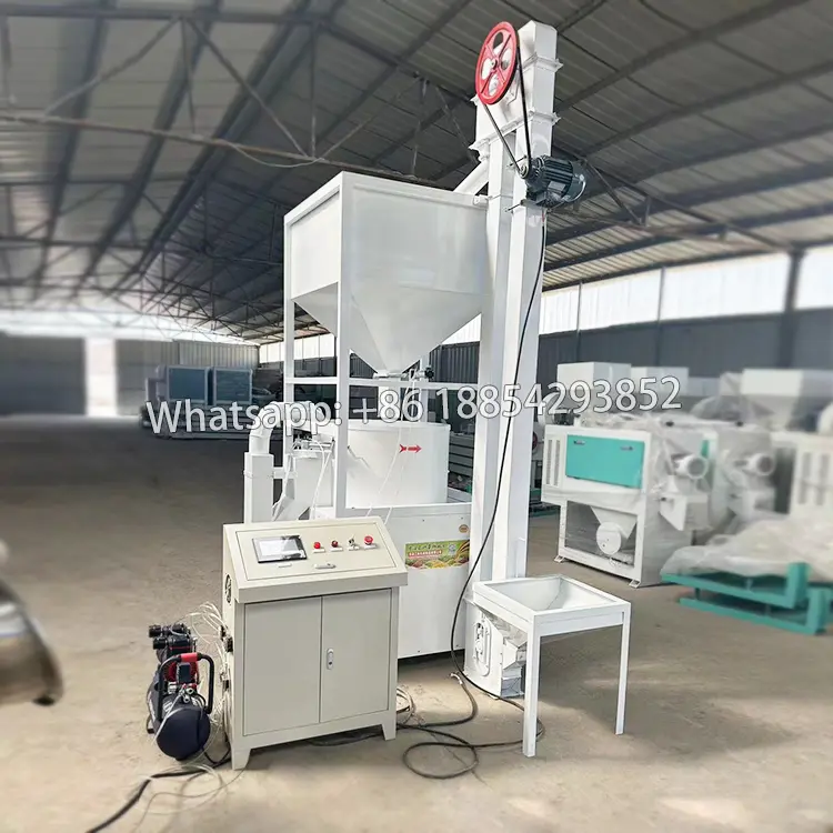 Full-automatic broad bean faba bean peeling machine