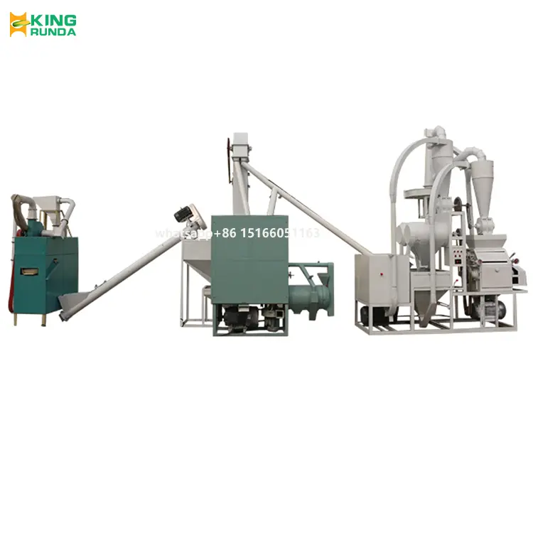 Automatic Maize grits and flour milling machine