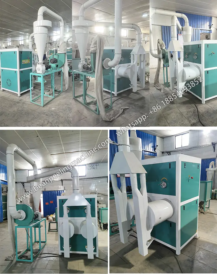 6FT-PB8A 1TPH soyabean pea peeling machine in Thailand