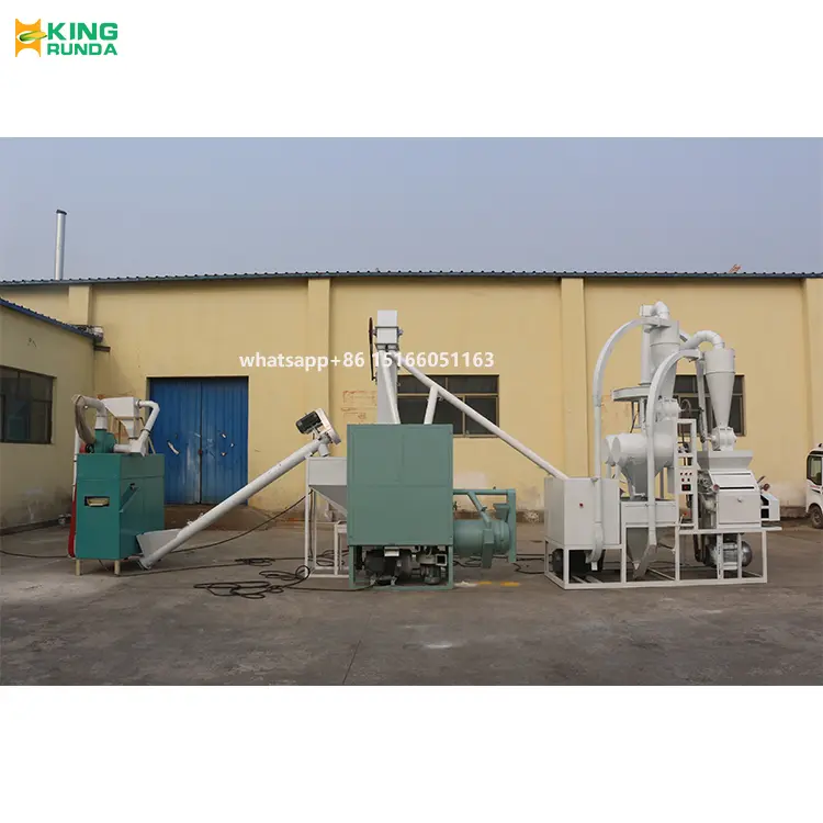 Automatic Maize grits and flour milling machine