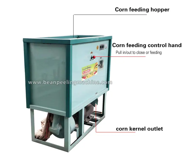 Low price maize peeling machine